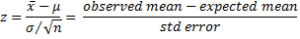 z score