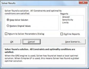 Excel's Solver | Real Statistics Using Excel