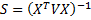 Logistic regression covariance matrix