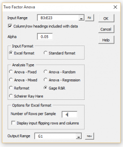 Gage R&R Analysis| Real Statistics Using Excel