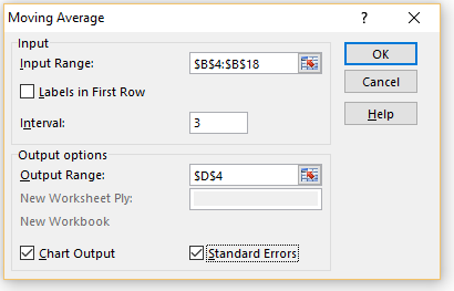 Input range list. Скользящее среднее в excel. Input range. Moving average Color length 100 pinescript.