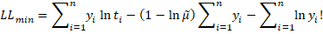 LL-min alternative formula