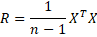 Correlation matrix