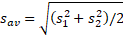 Standard deviation for d_av