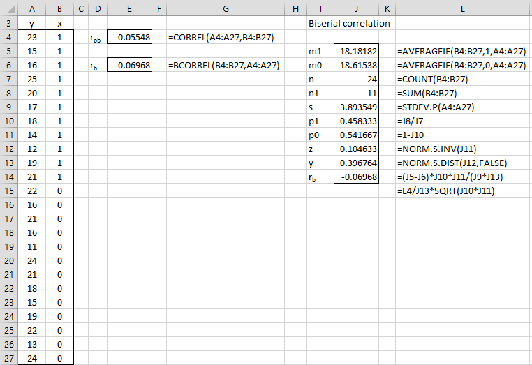 formula to find correlation in spss 16