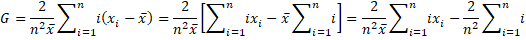 Gini coefficient 4