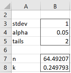 Sample size results