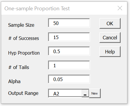 Proportion Testing Analysis Real Statistics Using Excel