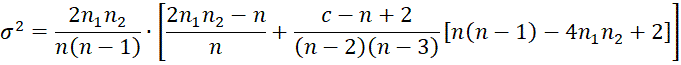 Variance multivariate runs test