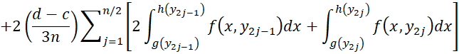 Double integral continued