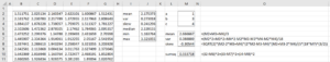 MoM fitting using Solver