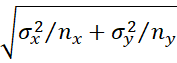 Standard deviation