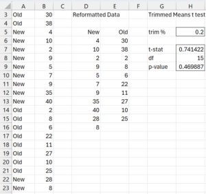 stacked-two-sample-tests | Real Statistics Using Excel