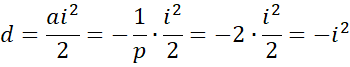 Expression for d