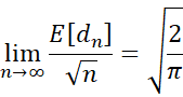 Expected distance